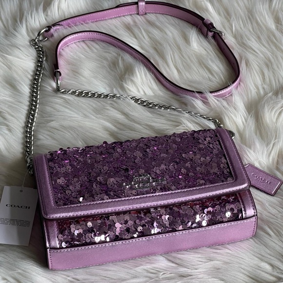 CQ526 - Coach Flap Clutch Crossbody - Picture 3 of 14